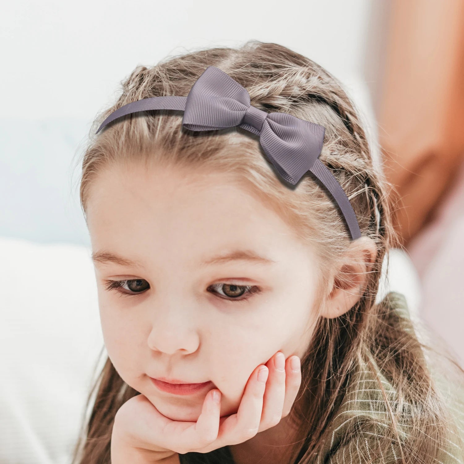 Ribbon Hair Bows Headbands Girls Plastic Hairbands 3inch Bows Headband Children Kids Fashion Hair Aceessories-Dollar Bargains Online Shopping Australia