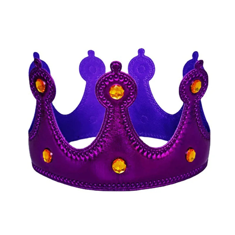 Adult Kids Cape King Prince Cosplay Costume Crown Shawl Parent-child Activity Party Performance Costume Halloween Cloak-Dollar Bargains Online Shopping Australia