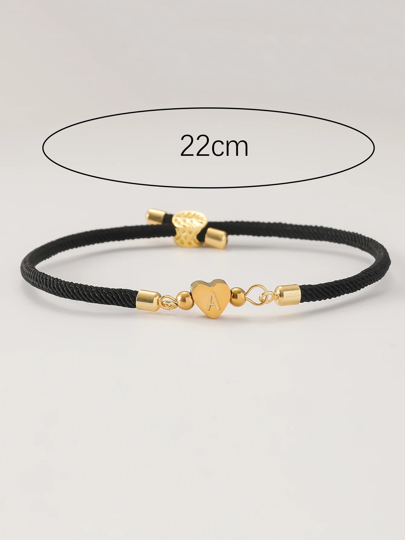 Classic A-Z Heart Initial Letter Bracelet Women Simpel Adjustable Colorful Rope Bracelet For Women Jewelry Gift-Dollar Bargains Online Shopping Australia
