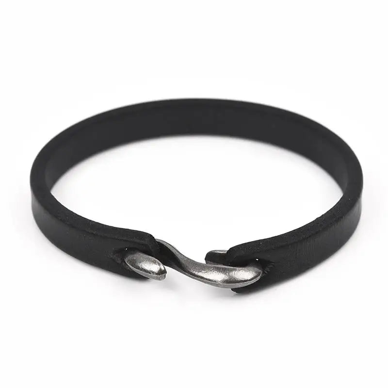 Genuine Leather Wrap Cord Cuff Bracelet For Hand Wrist Wristband Men Woman Punk Bangle Couple Jewelry Gift-Dollar Bargains Online Shopping Australia