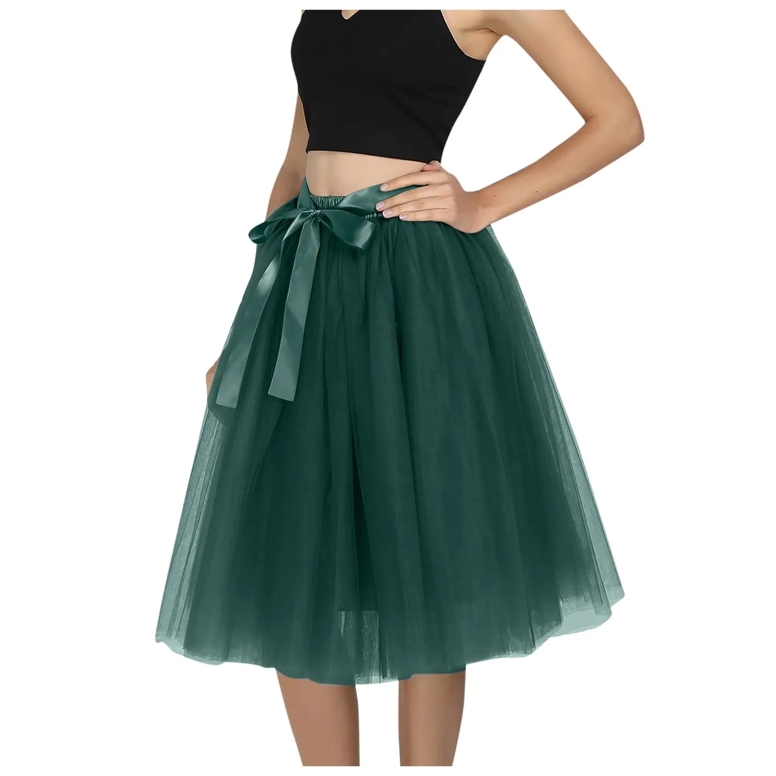 Woman clothes Skirt Women's A-line Stretchy Skater Mini Versatile Casual Flared Skirt-Dollar Bargains Online Shopping Australia