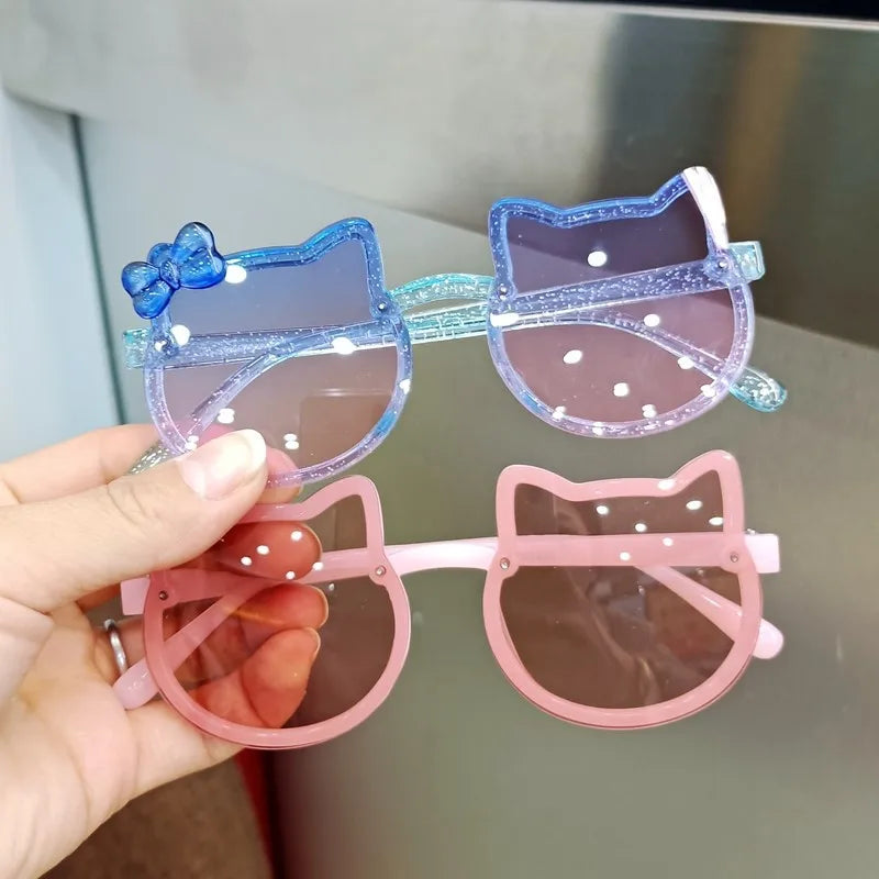 Summer Children Cute Sunglasses Acrylic Bow Outdoor UV Protection Sun Glasses Baby Girls Classic Kids Boy UV400 Eyewear-Dollar Bargains Online Shopping Australia