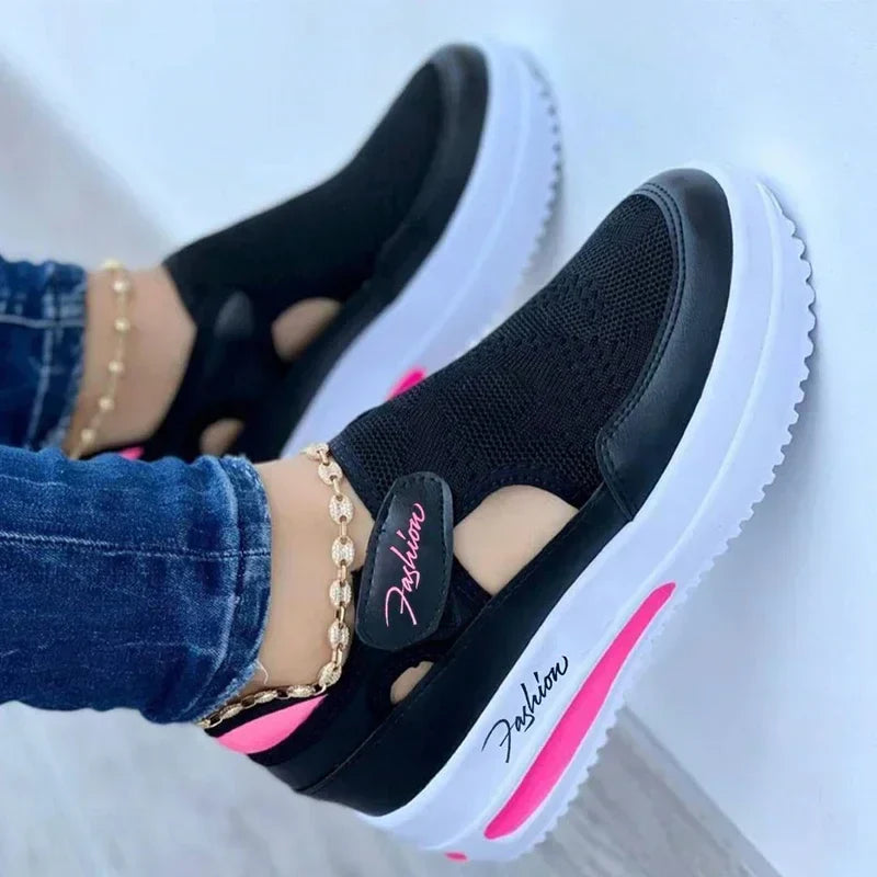 Women Sneakers High Quality Tennis Female Canvas Casual Shoes Ladies Platform Hollow Out Sport Shoes-Dollar Bargains Online Shopping Australia
