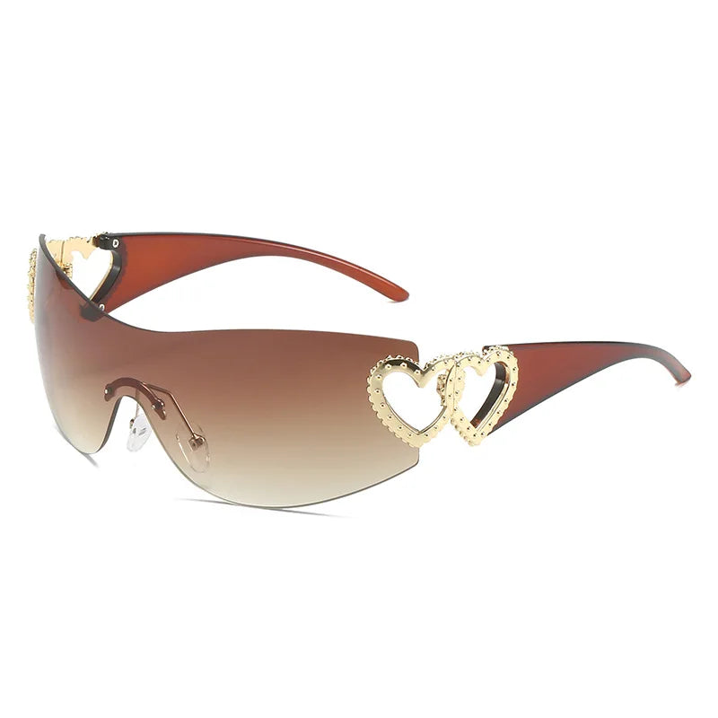 Fashion Designer Sunglasses Women y2k Sunglasses Woman Shade Pink glasses Goggle-Dollar Bargains Online Shopping Australia