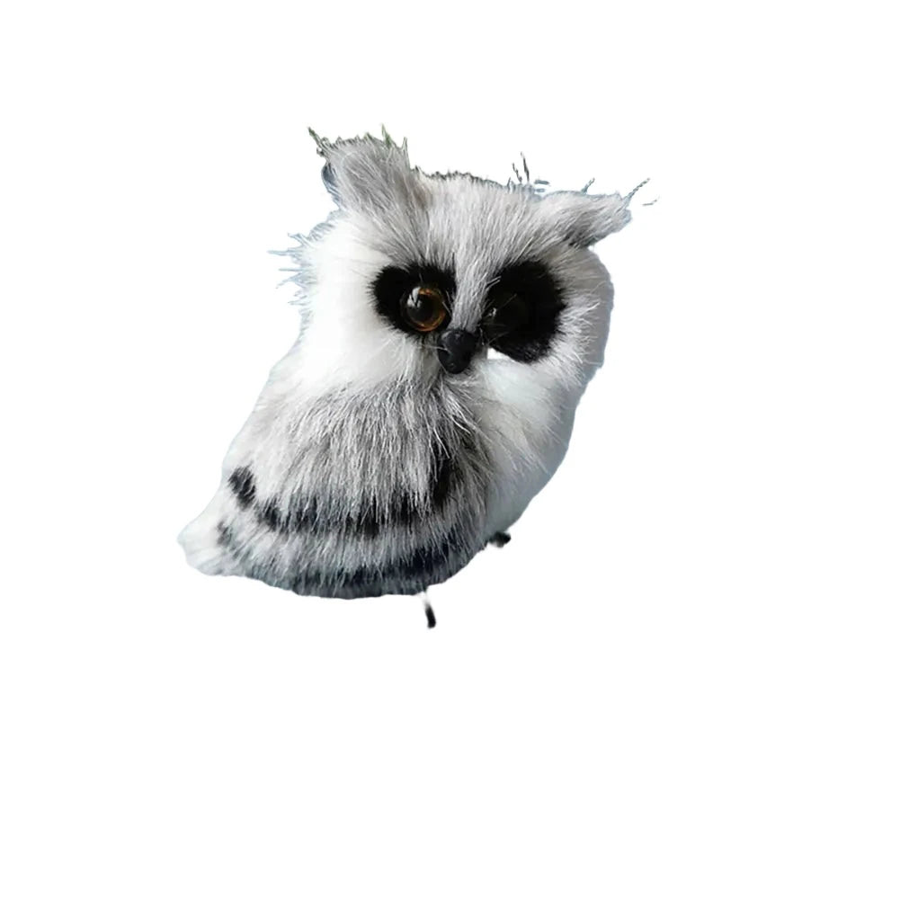 Simulation Rabbit Owl Cat Fox Ornament Furs Squatting Model Home Decoration Animal World with Static Action Figures Gift for Kid-Dollar Bargains Online Shopping Australia