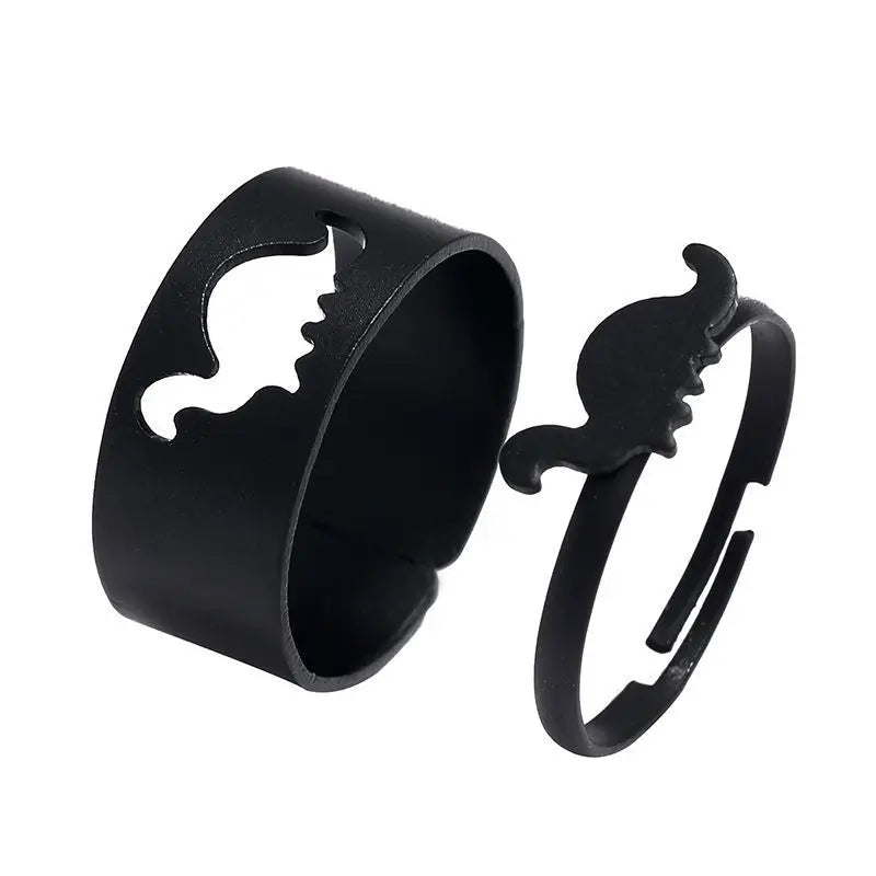 Silver Color Butterfly Rings For Women Men Lover Couple Ring Set Friendship Engagement Wedding Band Open Ring-Dollar Bargains Online Shopping Australia