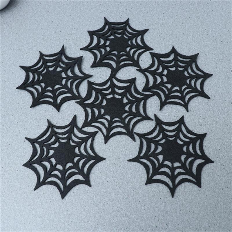 1/2/3PCS Coasters Spider Web Decorative Halloween Themed Decorarion Supplies Doilies Placemats for Store Home-Dollar Bargains Online Shopping Australia