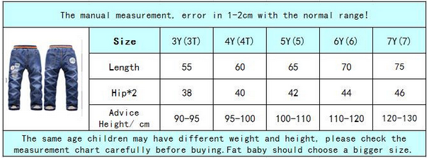 Boys / girls warm thick winter pants boys jeans KK-Rabbit brand children boy / girls jeans retail - CelebritystyleFashion.com.au online clothing shop australia
