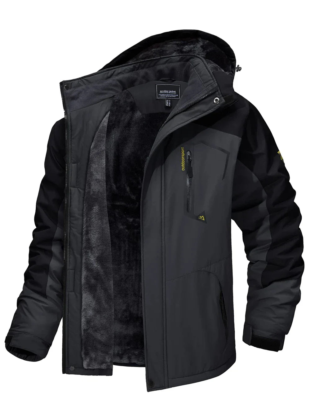 Fleece Lining Mountain Jackets Mens Hiking Jackets Outdoor Removable Hooded Coats Ski Snowboard Parka Winter Outwear-Dollar Bargains Online Shopping Australia