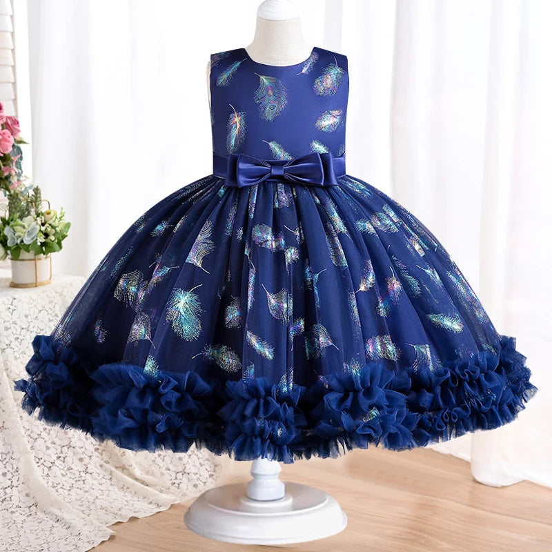 Kids Tutu Birthday Princess Party Dress for Girls Infant Lace Children Bridesmaid Elegant Dress for Girl baby Girls Clothes-Dollar Bargains Online Shopping Australia