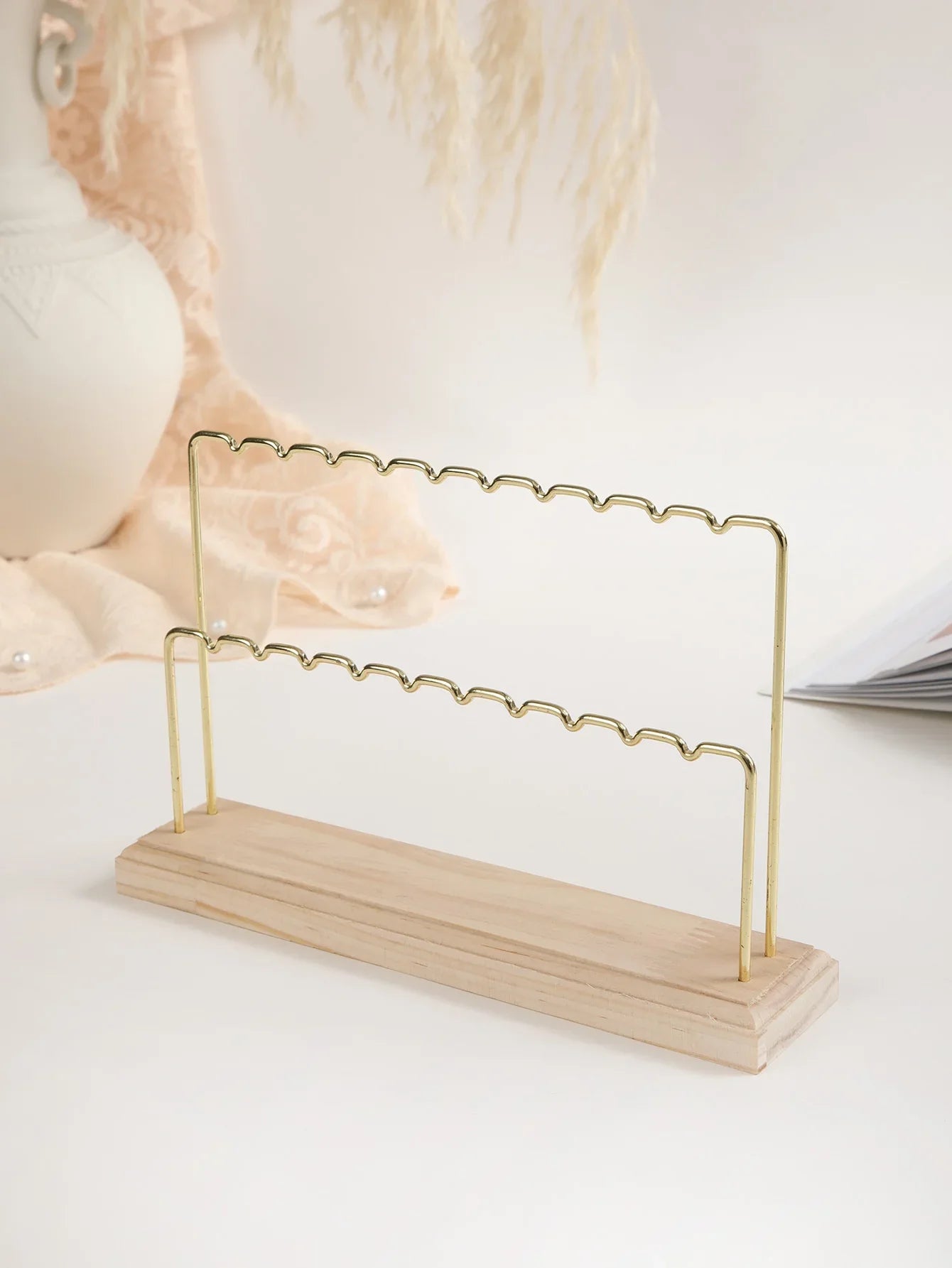 Double-deck Earrings Ring Necklace Watch Jewelry Shelf Jewelry Stand Counter Pendant Jewelry Display Stand-Dollar Bargains Online Shopping Australia