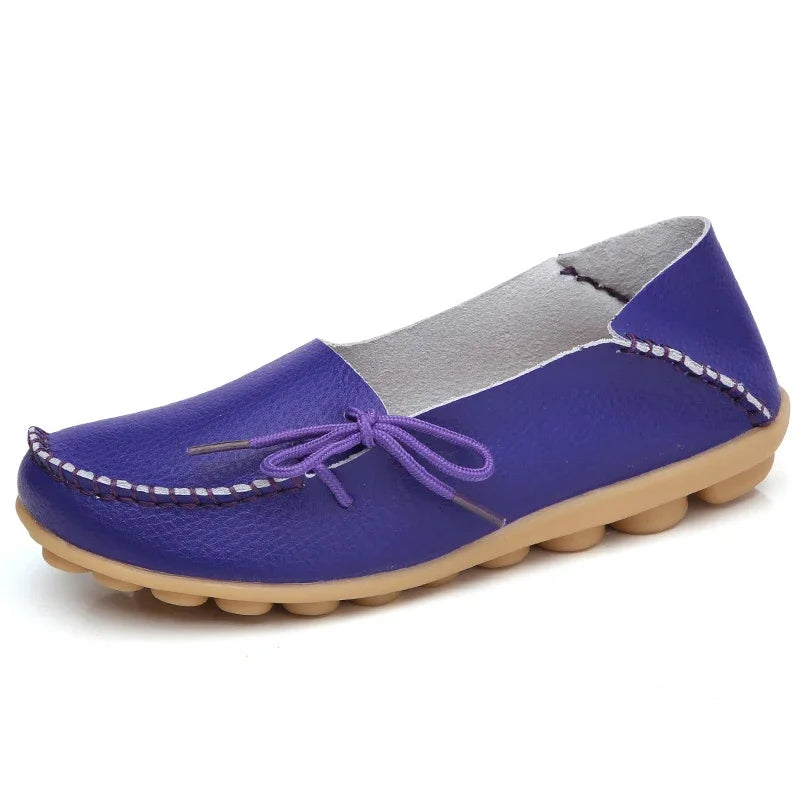 Shoes Women Moccasins Flats Woman Loafers Genuine Leather Female Shoes Slip On Ballet Nurse-Dollar Bargains Online Shopping Australia