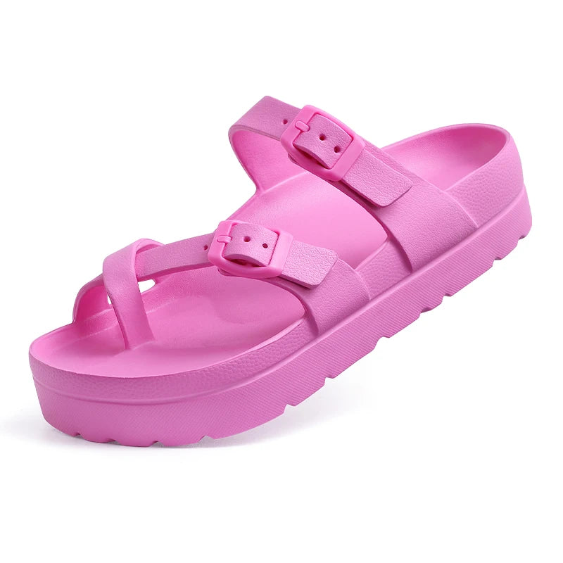 Flat Sandals Women Flat Sandals Women Flip-flops Summer Sandals Outdoor Women Platform Sandals Home Slippers-Dollar Bargains Online Shopping Australia
