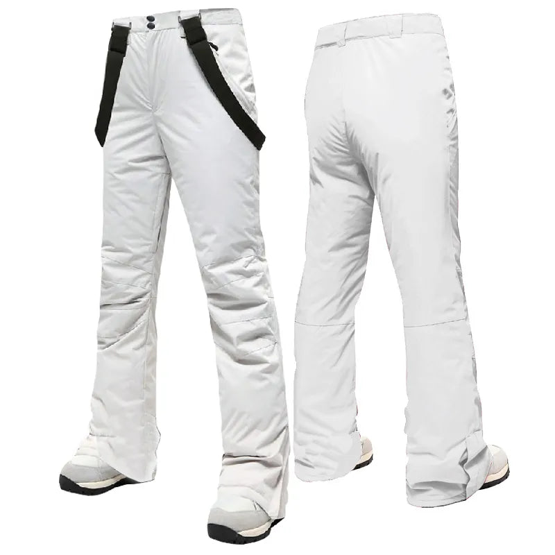 Ski Pants Women Thicken Windproof Waterproof Winter Snow Pants Outdoor Sports Snowboarding Warm Breathable Overalls-Dollar Bargains Online Shopping Australia