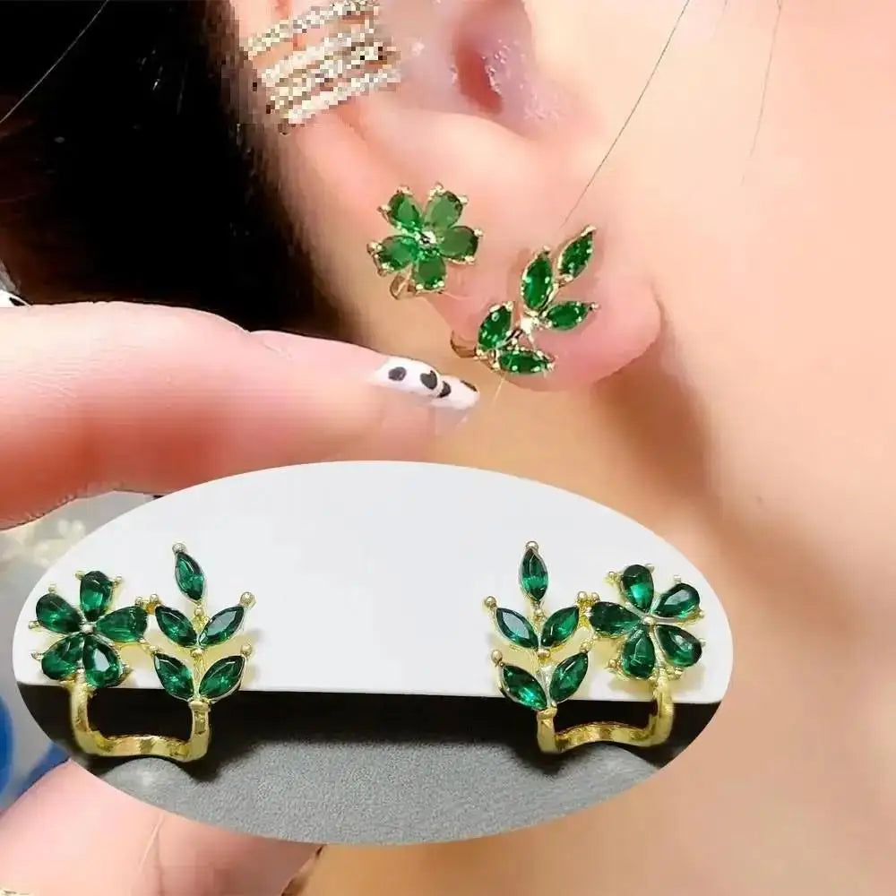 925 Silver Needle Korean Fashion Imitation Pear Earrings For Women Jewelry Luxury Women's Heart Stud Earrings-Dollar Bargains Online Shopping Australia
