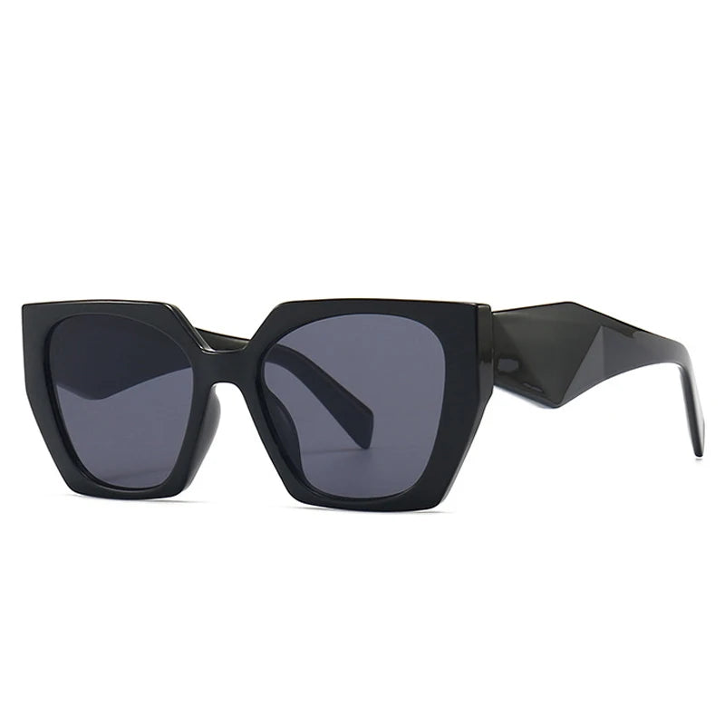 Retro Polygon Cat Eye Colorful Sunglasses Women Clear Gradient Shades UV400 Men Sun Glasses-Dollar Bargains Online Shopping Australia