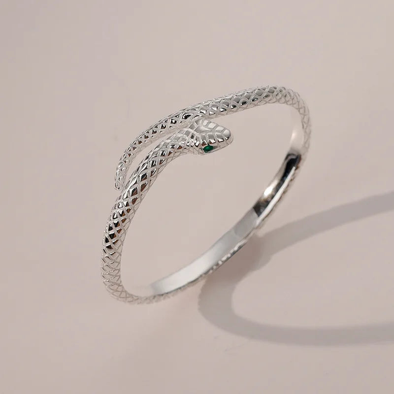 Silver Snake Shape Bracelet Charm Temperament Bracelet Birthday Party Gift Beautiful Jewelry-Dollar Bargains Online Shopping Australia