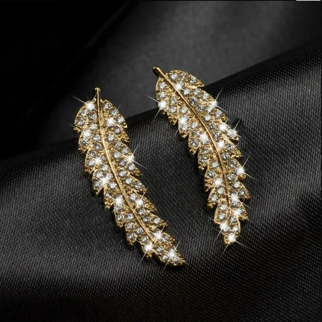 Silver Color Heart Bling Zircon Stone Stud Earrings Women Jewelry-Dollar Bargains Online Shopping Australia
