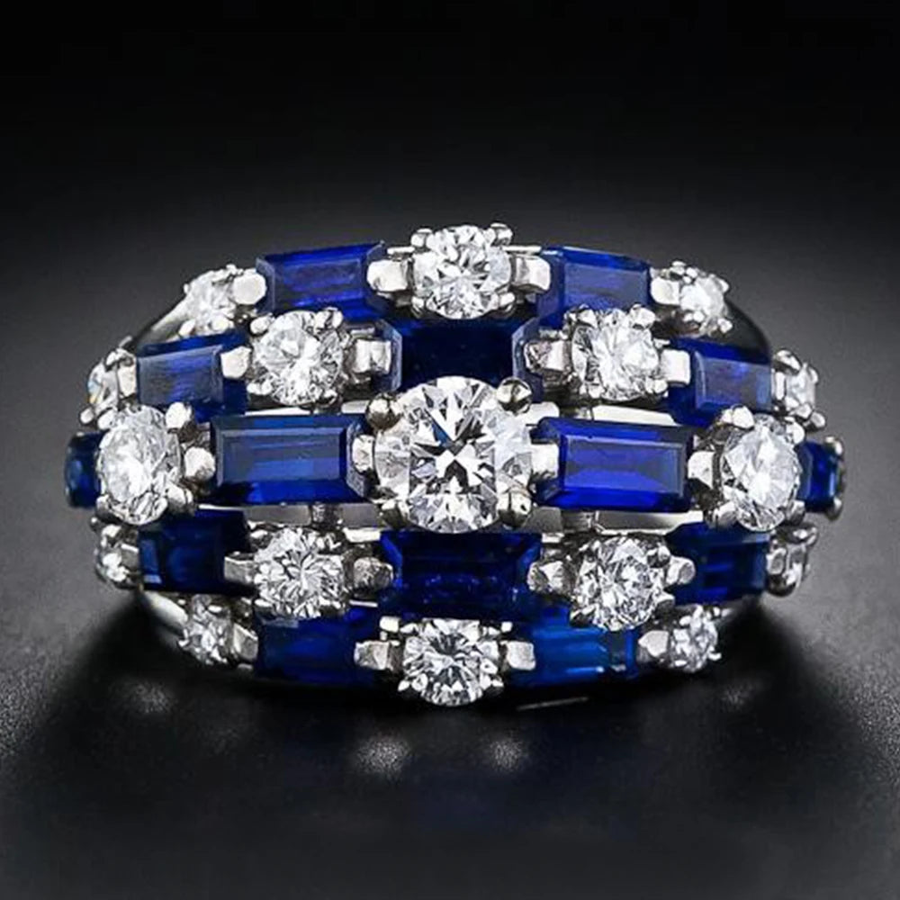 Wide Ring for Women Gold Color Luxury Twist Design Band Cocktail Rings Fashion Female Accessories Party Jewelry-Dollar Bargains Online Shopping Australia