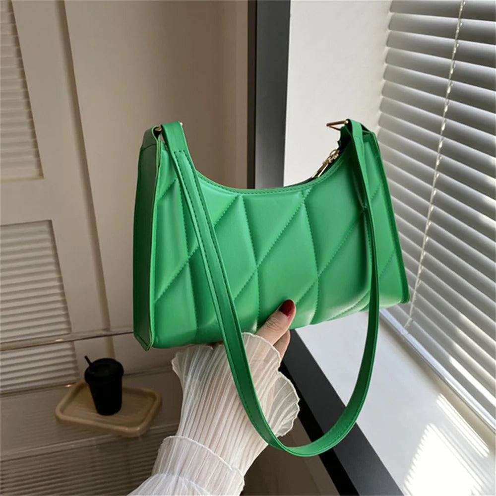 Black Trendy Women Shoulder Bag Pu Handbags Crossbody Bags Small Handle Bags Shopper Clutch Purse Niche Chain Armpit Bag-Dollar Bargains Online Shopping Australia