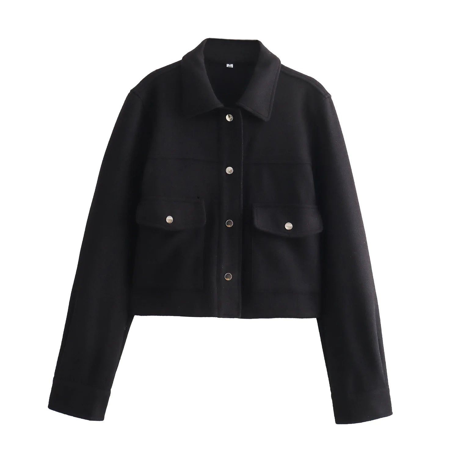 Jackets Womens Autumn Fashion Solid Front Pockets Button Long Sleeve Jacket Elegant Woman Casual Outerwear Coat-Dollar Bargains Online Shopping Australia