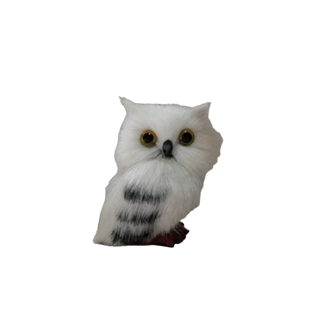Simulation Rabbit Owl Cat Fox Ornament Furs Squatting Model Home Decoration Animal World with Static Action Figures Gift for Kid-Dollar Bargains Online Shopping Australia