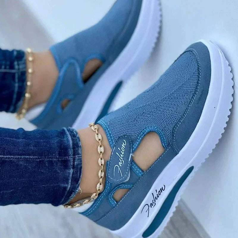 Women Sneakers High Quality Tennis Female Canvas Casual Shoes Ladies Platform Hollow Out Sport Shoes-Dollar Bargains Online Shopping Australia