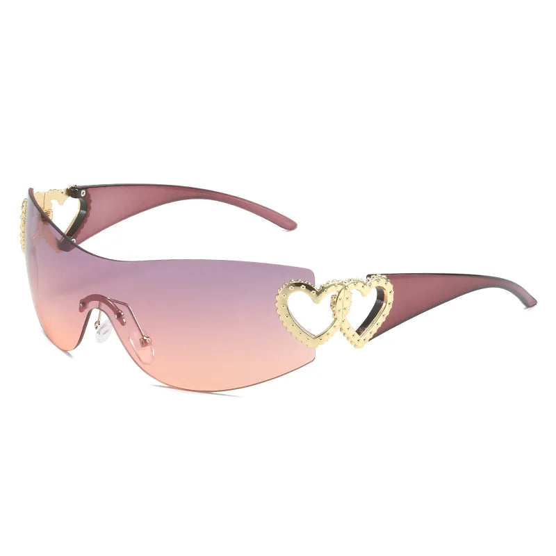 Fashion Designer Sunglasses Women y2k Sunglasses Woman Shade Pink glasses Goggle-Dollar Bargains Online Shopping Australia