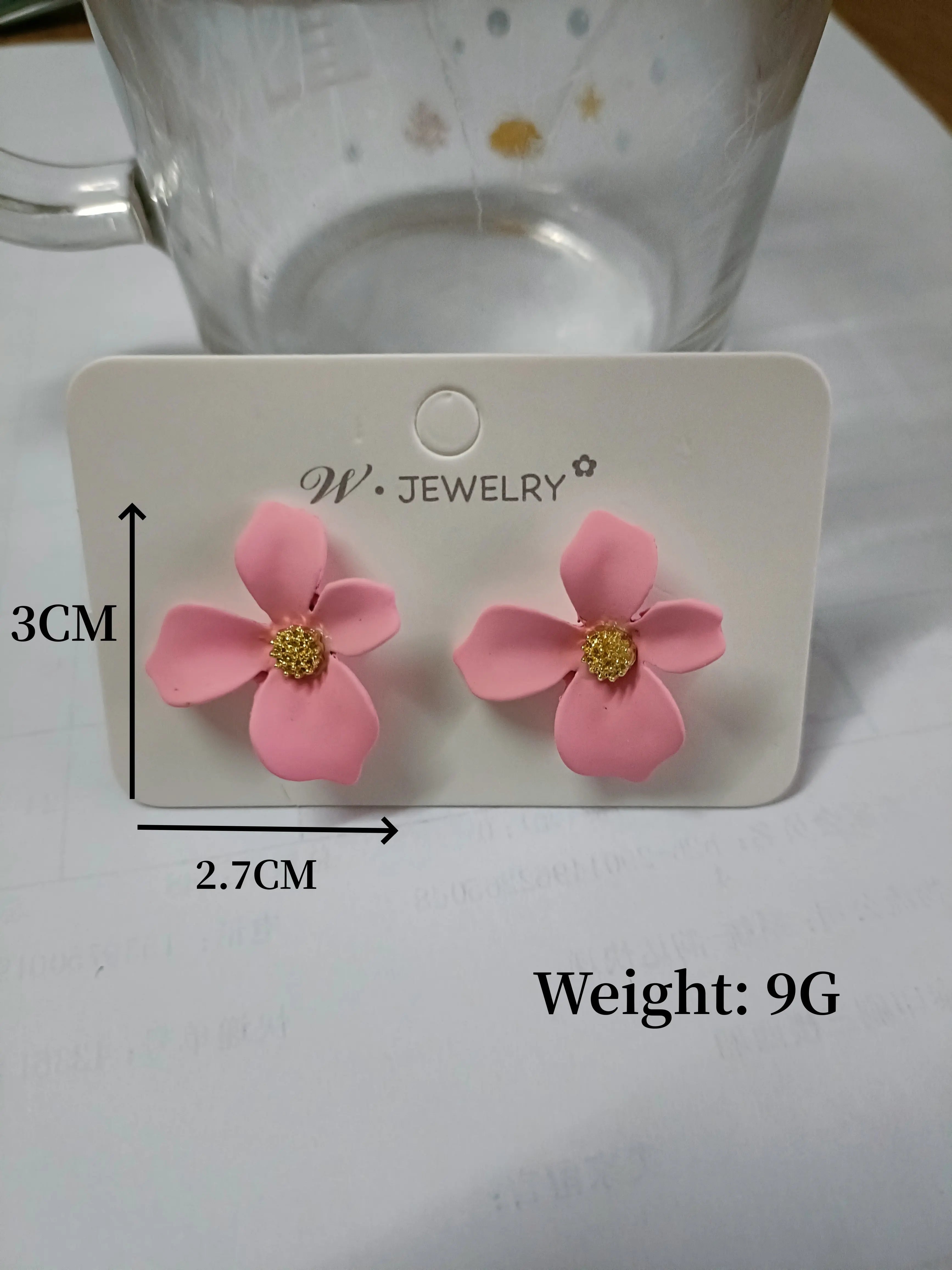 Flower Earrings For Women Fashion Sweet Earrings Woman Jewelry Colorful Earrings-Dollar Bargains Online Shopping Australia