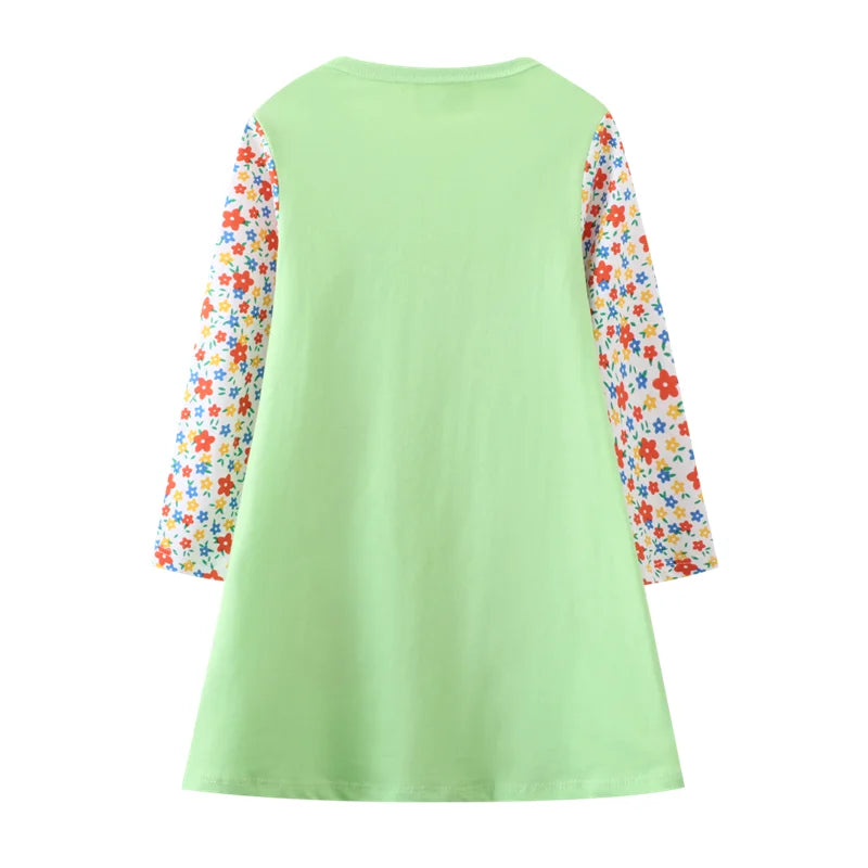Princess Girls Dresses Fairy Tale Embroidery Autumn Spring Children's Costume Long Sleeve Dress-Dollar Bargains Online Shopping Australia