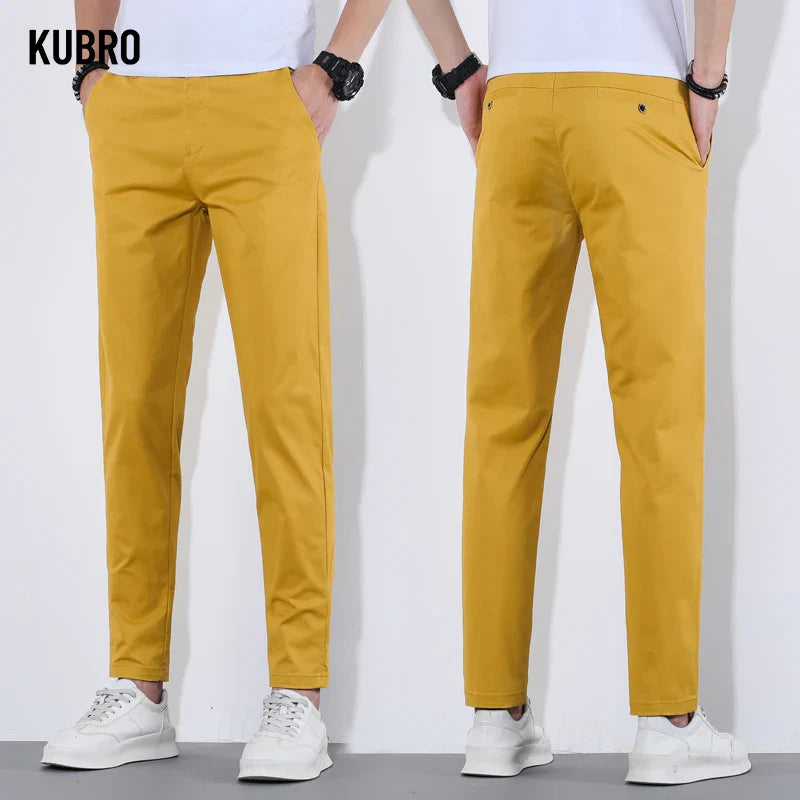 Men's Pants Summer Casual Pant Men's Clothing High Quality Thin Pants Cotton