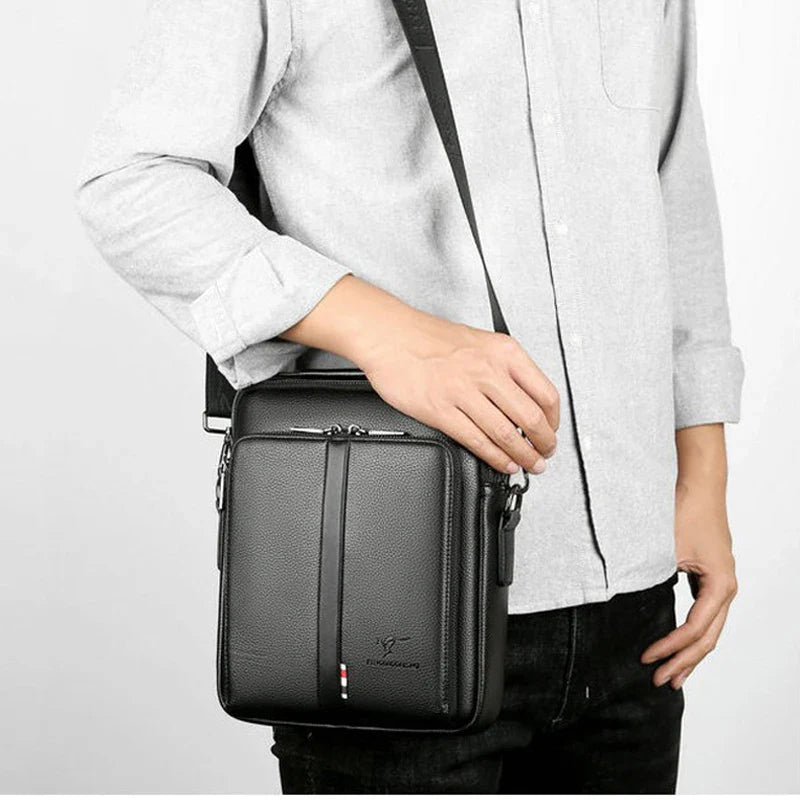 Men's Shoulder Bag PU Leather Messenger Bag Luxury Bag Fashion Pouch Tool Crossbody Bags Party Handbag