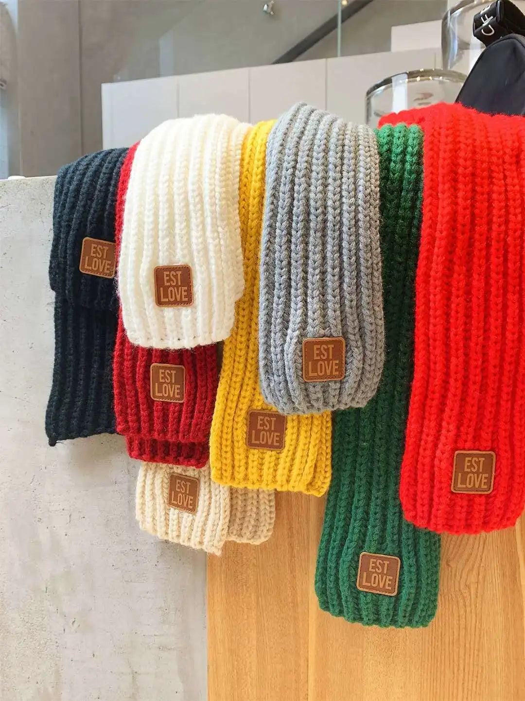 Kids Scarf Boys Girls Baby Winter Warm Scarf Women Knit Shawl Scarf Children Neck Collar Keep Warm Accessories