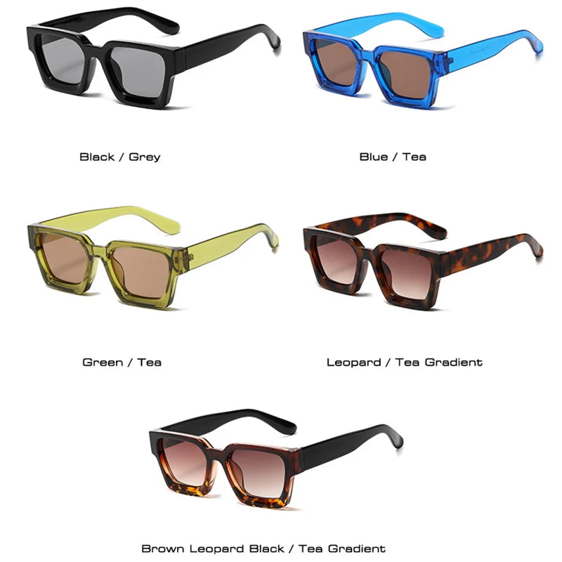 Square Candy Color Sunglasses Women Retro Punk UV400 Men Sun Glasses-Dollar Bargains Online Shopping Australia