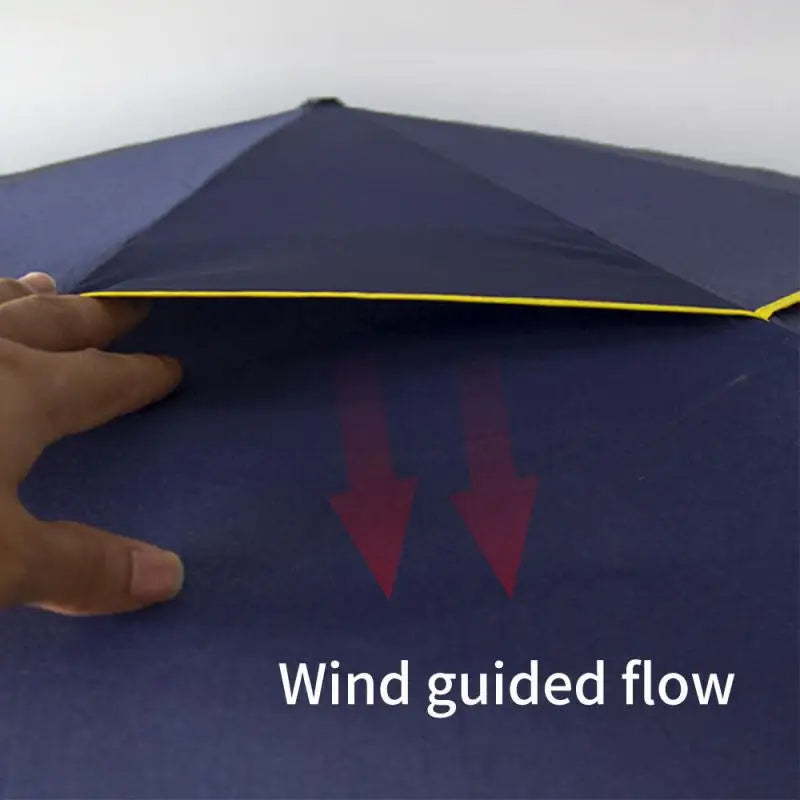 130cm Large Double Layer Umbrella Men Woman Windproof Paraguas Male Sun Umbrella Outdoor 3 Floding Big Rain Parapluie