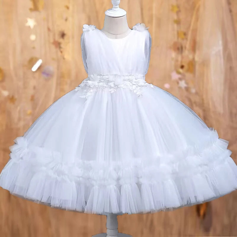 Kids Tutu Birthday Princess Party Dress for Girls Infant Lace Children Bridesmaid Elegant Dress for Girl baby Girls Clothes-Dollar Bargains Online Shopping Australia