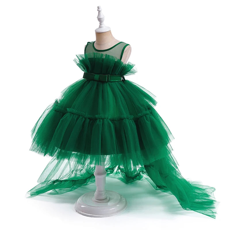 Summer Long Bridesmaid Dress For Girl Children Costume Lace Princess Dresses Girls Clothes Birthday Wedding Party Ball Gown-Dollar Bargains Online Shopping Australia