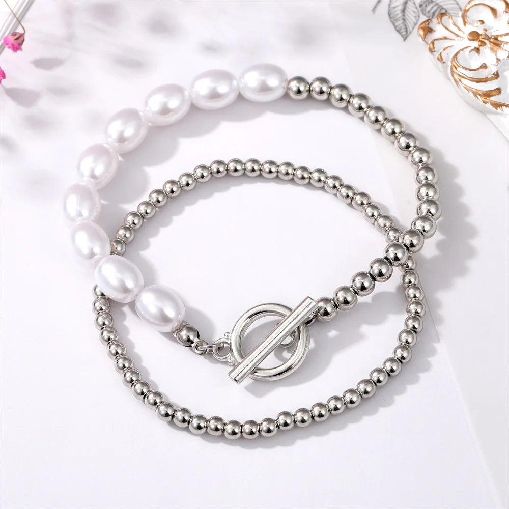 FNIO Bohemian Bracelets for Women Fashion Multilayer Beaded Chain Bracelets Set Charm Bracelet Bangles Jewelry Punk-Dollar Bargains Online Shopping Australia