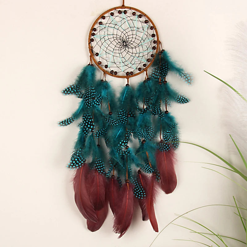 Aesthetic Dream Catcher Room Wall Decor Art Handmade Feather Life Tree Luxury Decorative Items For Home Decorations Accessories-Dollar Bargains Online Shopping Australia