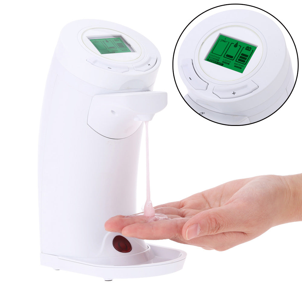 250ml Touchless LCD Display Automatic Soap Dispenser Sanitizer Lotion Dispenser Hand Washing Liquid Bottle for Kitchen Bathroom