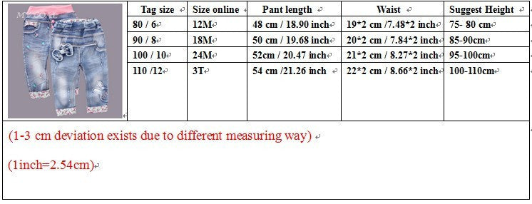 Online discount shop Australia - Butterfly Knotted Baby Long Butterfly Pants Kids baby girls jeans baby Denim pants Ankle Length Trousers