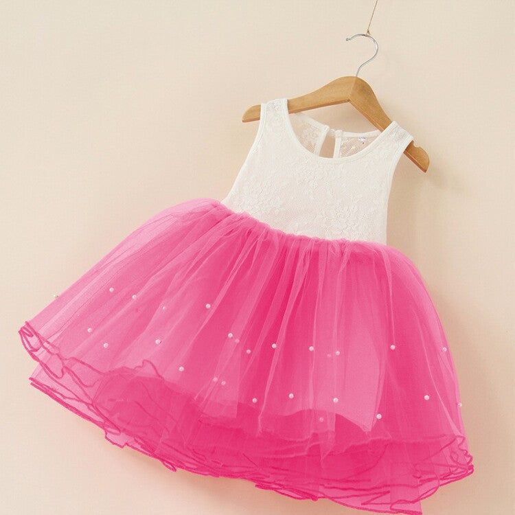 Online discount shop Australia - High Quality Baby Girl Dress Lace Vest Dress for Girl Infant Princess Birthday Party Wedding Dresses For Baby Girl Chirstening