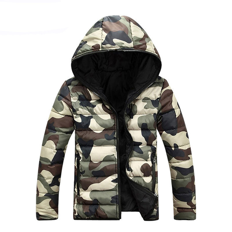 Online discount shop Australia - Men's Jacket Warm Camouflage Jacket Men Overcoat Men's College Coat Jacket Men Casual Jackets