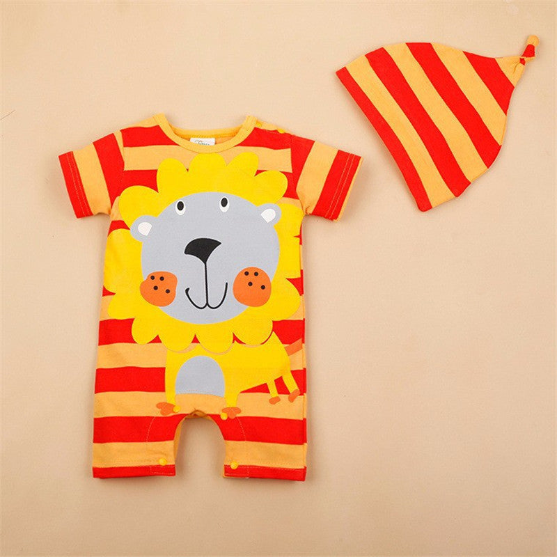 Baby Boy Rompers Summer Baby Girl Clothing Sets Short Sleeve Newborn Baby Clothes Roupa Bebes Infant Jumpsuit Baby Boys Clothes - CelebritystyleFashion.com.au online clothing shop australia