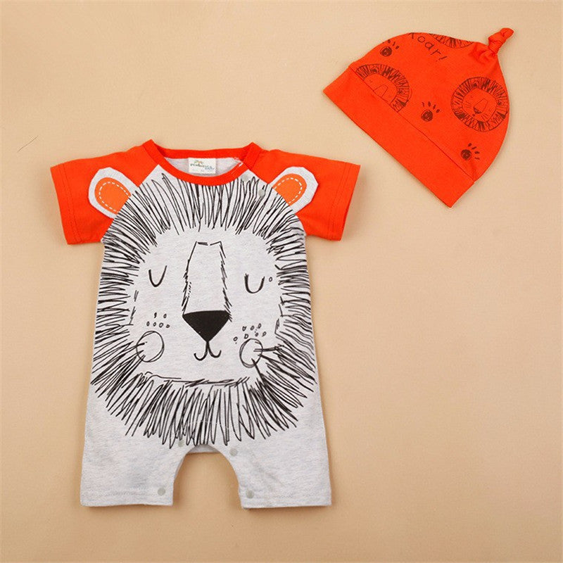 Baby Boy Rompers Summer Baby Girl Clothing Sets Short Sleeve Newborn Baby Clothes Roupa Bebes Infant Jumpsuit Baby Boys Clothes - CelebritystyleFashion.com.au online clothing shop australia