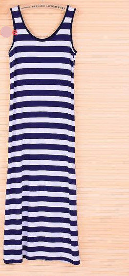 Online discount shop Australia - Dress Sexy Women Maxi Dress Solid O-neck Sleeveless Modal Casual Dress Elegant Evening Party Long Dresses Vestidos