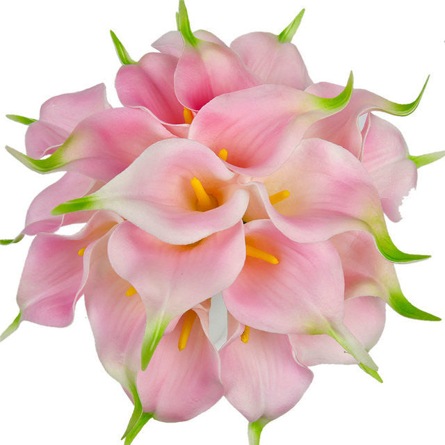 Online discount shop Australia - 31pcs/lot Tulip Artificial Flower PU artificial bouquet Real touch flowers For Home Wedding decorative flowers & wreaths
