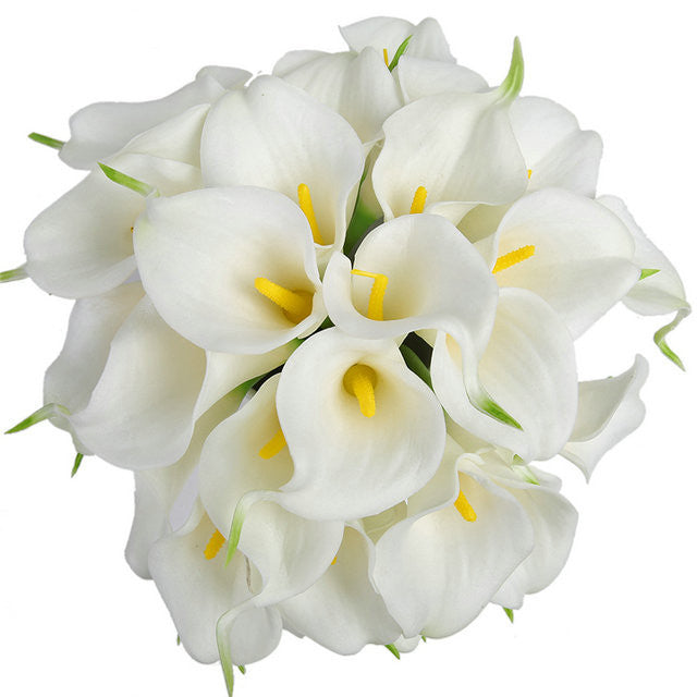Online discount shop Australia - 31pcs/lot Tulip Artificial Flower PU artificial bouquet Real touch flowers For Home Wedding decorative flowers & wreaths