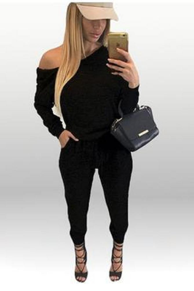 Women Long Sleeve Bodysuit Bodycon Jumpsuit Romper Pants Playsuit Clubwear