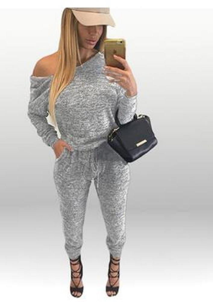Women Long Sleeve Bodysuit Bodycon Jumpsuit Romper Pants Playsuit Clubwear